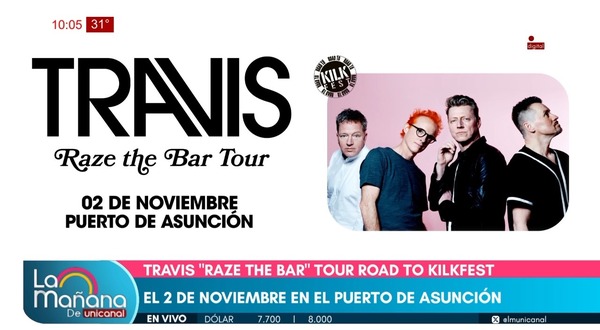 "Travis" en Paraguay: ¡Puerto de Asunción se prepara para una noche única! - Unicanal