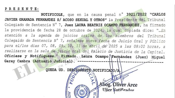 Juicio a Carlos Granada por presunta coacción sexual a periodistas se posterga hasta 2055