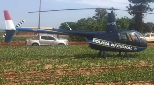 Helicóptero policial se une en la búsqueda del secuestrado en Mbaracayú - Noticiero Paraguay