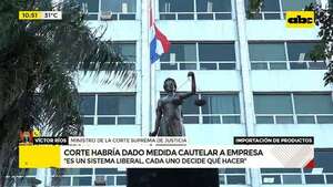 Importación con medida cautelar: “solo permite entrada de productos, no la venta”, explica ministro  - ABC Noticias - ABC Color