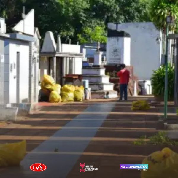 PREPARATIVOS PARA EL DÍA DE LOS SANTOS DIFUNTOS EN EL CEMENTERIO DE ENCARNACIÓN - TVS