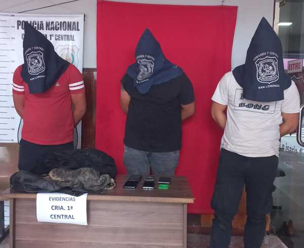 Aprehenden a tres "descuidistas" en el centro - San Lorenzo Hoy