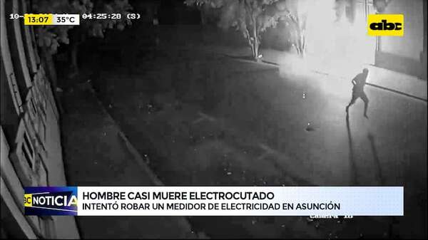 Quiso robar cables de medidor, ocasionó una explosión y terminó quemado - ABC Noticias - ABC Color