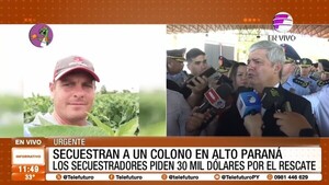 Riera habla sobre nuevo secuestro en Alto Paraná