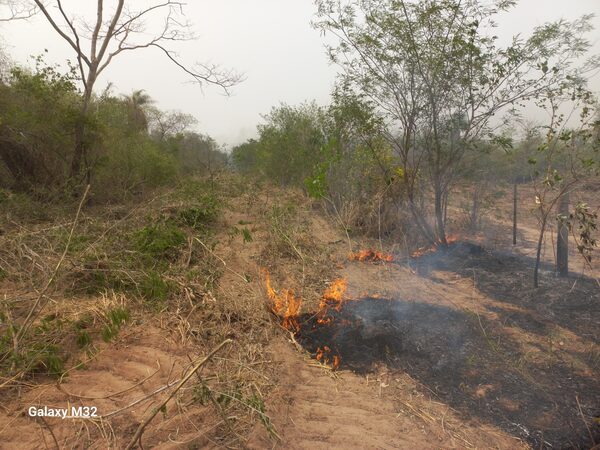 Fuerte multa por incendio en Chovoreca, es una de las medidas administrativas del MADES.