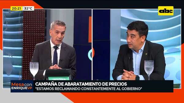 Campaña de abaratamiento de precios: “como Comampar dimos la iniciativa de que sea ya”, dijo vocero - Mesa de Periodistas - ABC Color