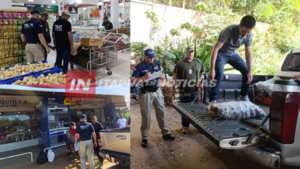 INCAUTARON VARIOS PRODUCTOS SUP. DE CONTRABANDO EN LOCAL DE CAMBYRETÁ  - Itapúa Noticias