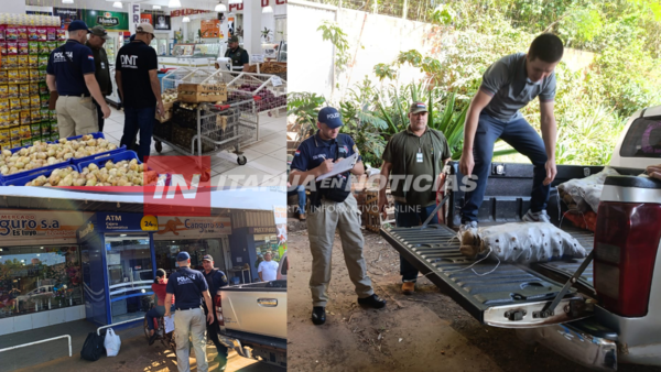 INCAUTARON VARIOS PRODUCTOS SUP. DE CONTRABANDO EN LOCAL DE CAMBYRETÁ - Itapúa Noticias