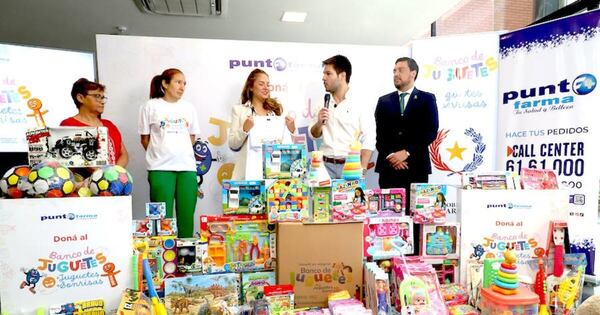 La Nación / Punto Farma se suma a la campaña con Más Juguetes, Más Sonrisas