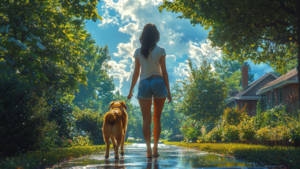 Pasear al perro; una actividad saludable para su mascota