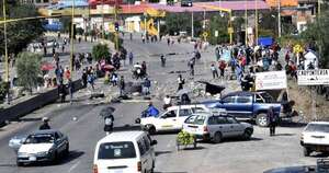 La Nación / Manifestación deja 12 policías heridos
