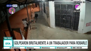 Golpearon brutalmente a un trabajador para robarle