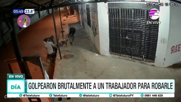 Golpearon brutalmente a un trabajador para robarle