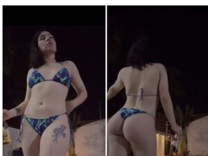 (VIDEO) Así también les gusta a los perros: ¡Oniichan con bikini y cerveza en la mano!