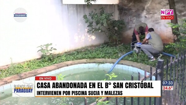 Intervienen una vivienda abandonada y con criaderos de alimañas en barrio San Cristóbal
