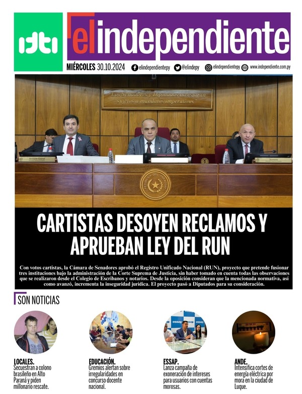 30-10-24 - El Independiente