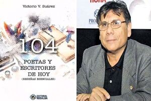 Se presentará el libro “104 poetas y escritores de hoy”, de Victorio Suárez