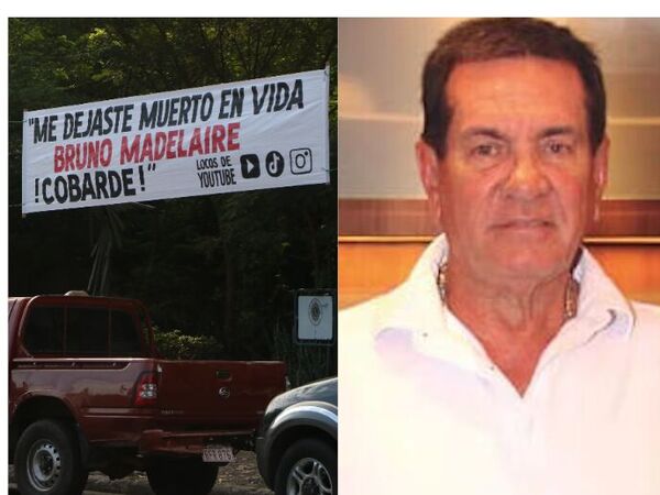 Escrache callejero a irresposable y cachafaz: “Bruno Madelaire cobarde, me dejaste muerto en vida”