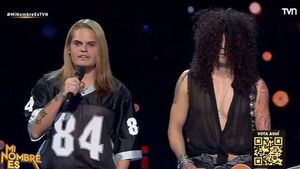 [VIDEO] ¡Axl Rose paraguayo compite jey en reality chileno!