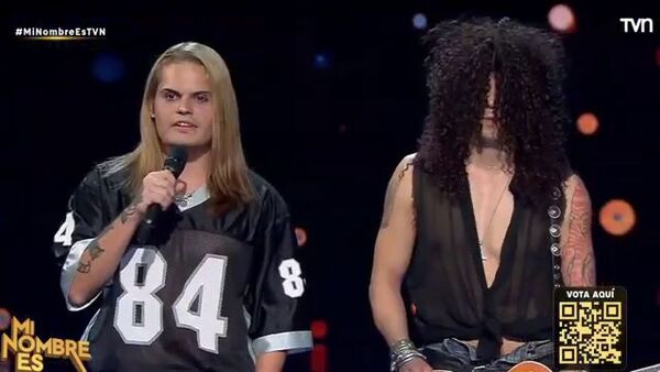 [VIDEO] ¡Axl Rose paraguayo compite jey en reality chileno!