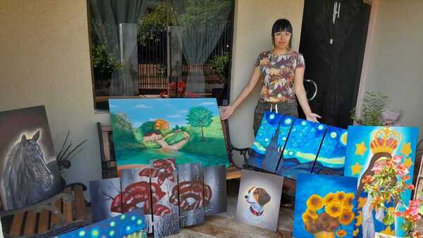 Con venta de rifas y pinturas, joven busca costear viaje para Olimpiada de Astrofísica