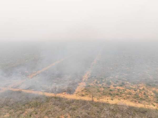 Incendios forestales afectaron 14.000 hectáreas de la comunidad indígena Chovoreca - Nacionales - ABC Color