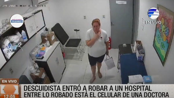 "Descuidista" entró a robar al hospital de Barrio Obrero