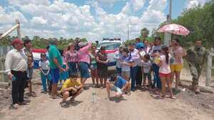 Tres distritos del Chaco salen a protestar hartos por cortes de ANDE