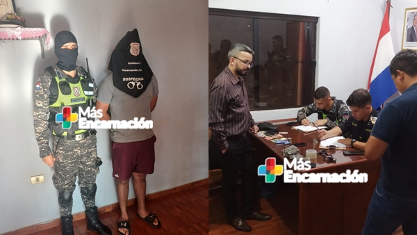 Detienen a presunto delivery de drogas en pleno centro de Encarnación