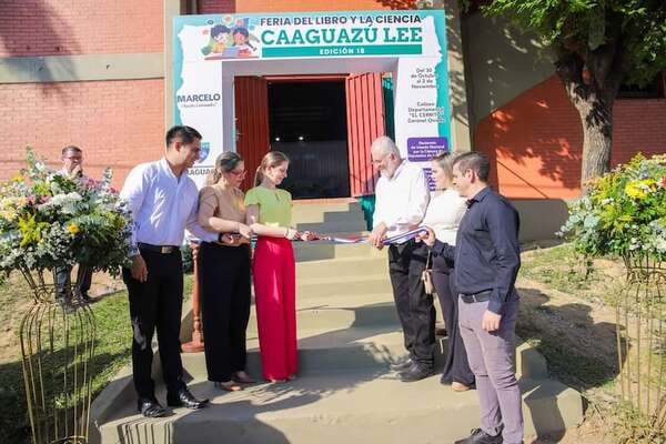 Arrancó oficialmente la Feria del Libro y Ciencias “Caaguazú Lee” en Coronel Oviedo - Nacionales - ABC Color