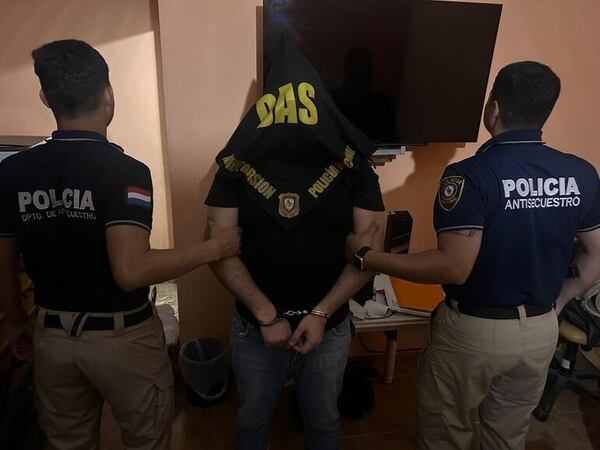 Detienen en Capiatá a un hombre vinculado a caso de extorsión - Policiales - ABC Color