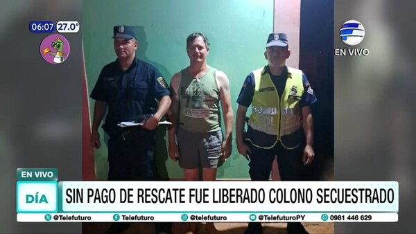 Colono secuestrado fue liberado en Alto Paraná