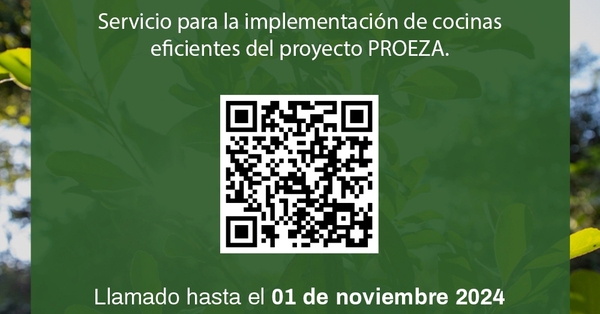 Licitación para implementación de cocinas eficientes en Paraguay cierra el 1 de noviembre
