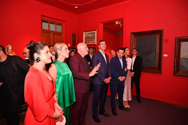 Presidente y Primera Dama inauguran muestra “Beckelmann Monumental” - .::Agencia IP::.