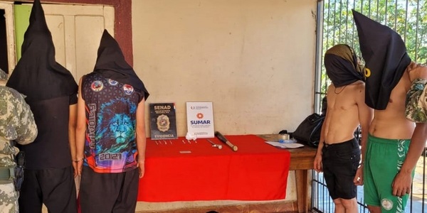 SENAD captura a 4 distribuidores de crack en Ciudad del Este