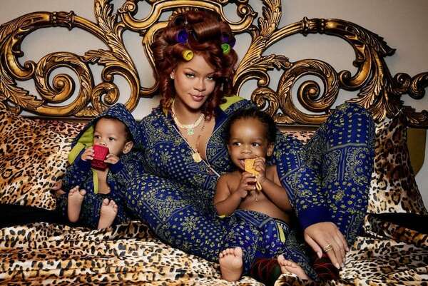Rihanna posó con sus pequeños hijos. ¡Mirá las tiernas postales! - Gente - ABC Color