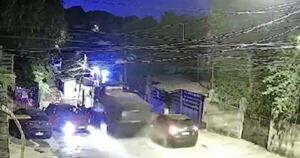 La Nación / Vehículo de la Fope quedó sin frenos y terminó en un barranco