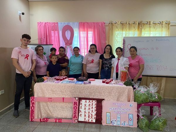 USF Tavapy II realiza cierre de Octubre Rosa con jornada de concienciación y prevención del cáncer de mama