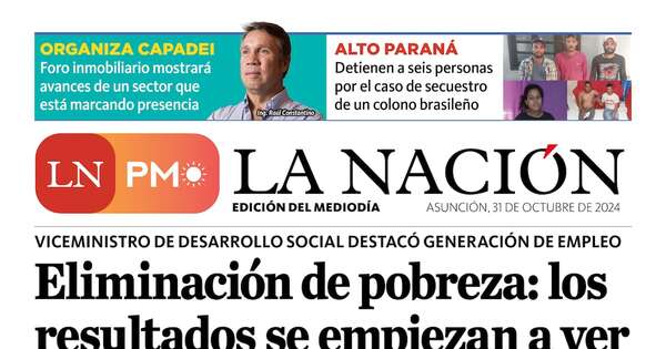 La Nación / LN PM: edición del 31 de octubre