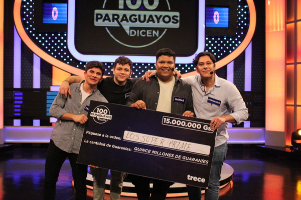 ¡Los “Super Prime” triunfan en 100 Paraguayos Dicen! - trece