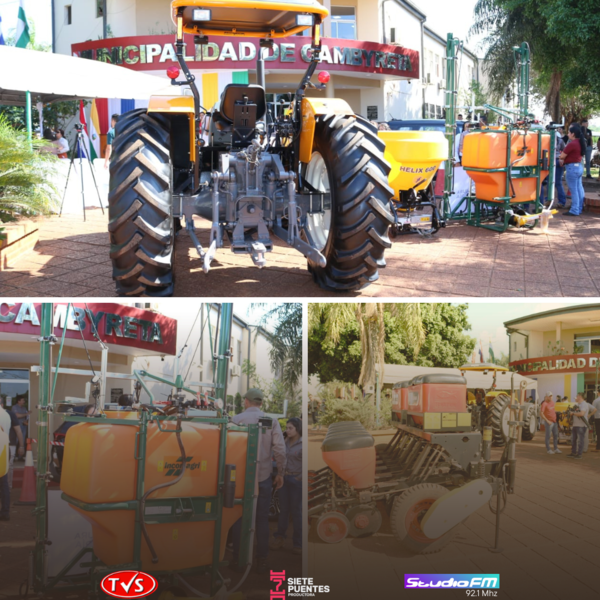 GOBIERNO NACIONAL ENTREGA TRACTORES E IMPLEMENTOS AGRÍCOLAS PARA EL DESARROLLO DE PRODUCTORES EN CAMBYRETÁ - TVS