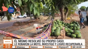 Trabajador resolvió su propio caso y recuperó su moto