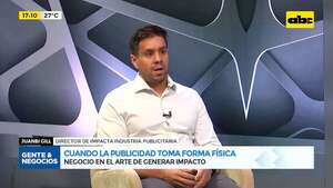 Cuando la publicidad toma forma física: negocio en el arte de generar impacto - Gente & Negocios - ABC Color