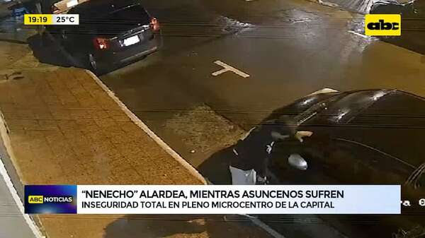 ¿Qué seguridad presume “Nenecho”?: delincuentes operan con impunidad en pleno microcentro - ABC Noticias - ABC Color