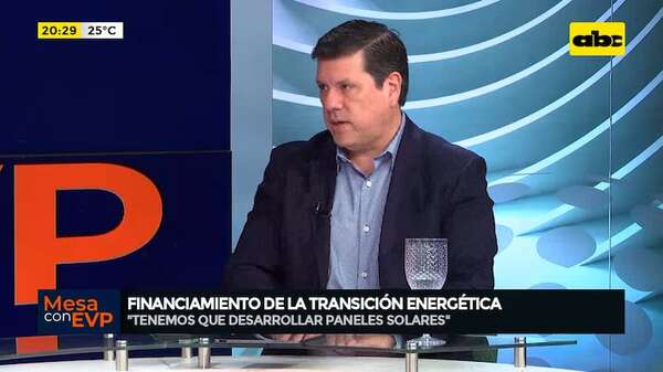 Financiamiento de la transición energética: “me preocupa la dependencia tecnológica”, dice ministro - Mesa de Periodistas - ABC Color