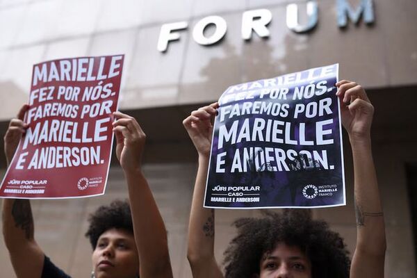 Condenaron en Brasil a los asesinos de Marielle Franco a 59 y 78 años de cárcel