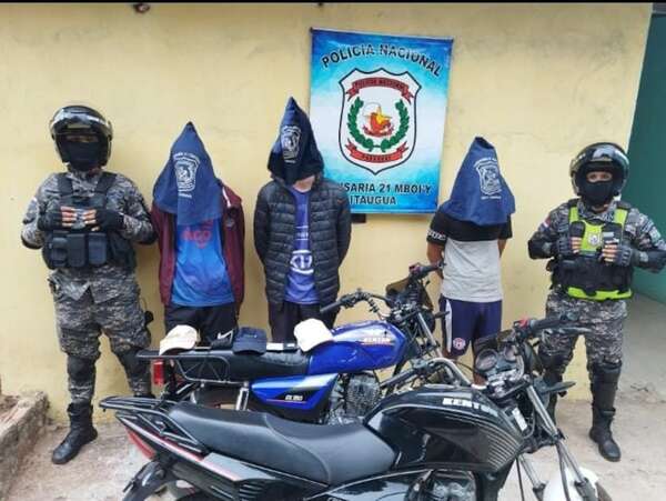 Detenidos tres jóvenes sospechosos de múltiples asaltos en Itauguá - Policiales - ABC Color