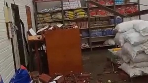 Temporal causó destrozos en Boquerón - 1000 Noticias