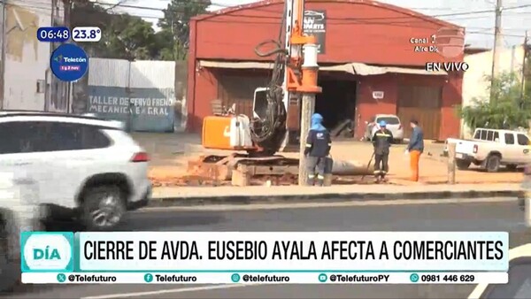 Obras sobre Eusebio Ayala desagra el comercio, denuncian frentistas