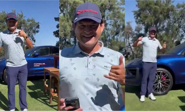 [VIDEO] ¡Un crack! José Cardozo logró un “hoyo en uno” y se ganó una camionetaza